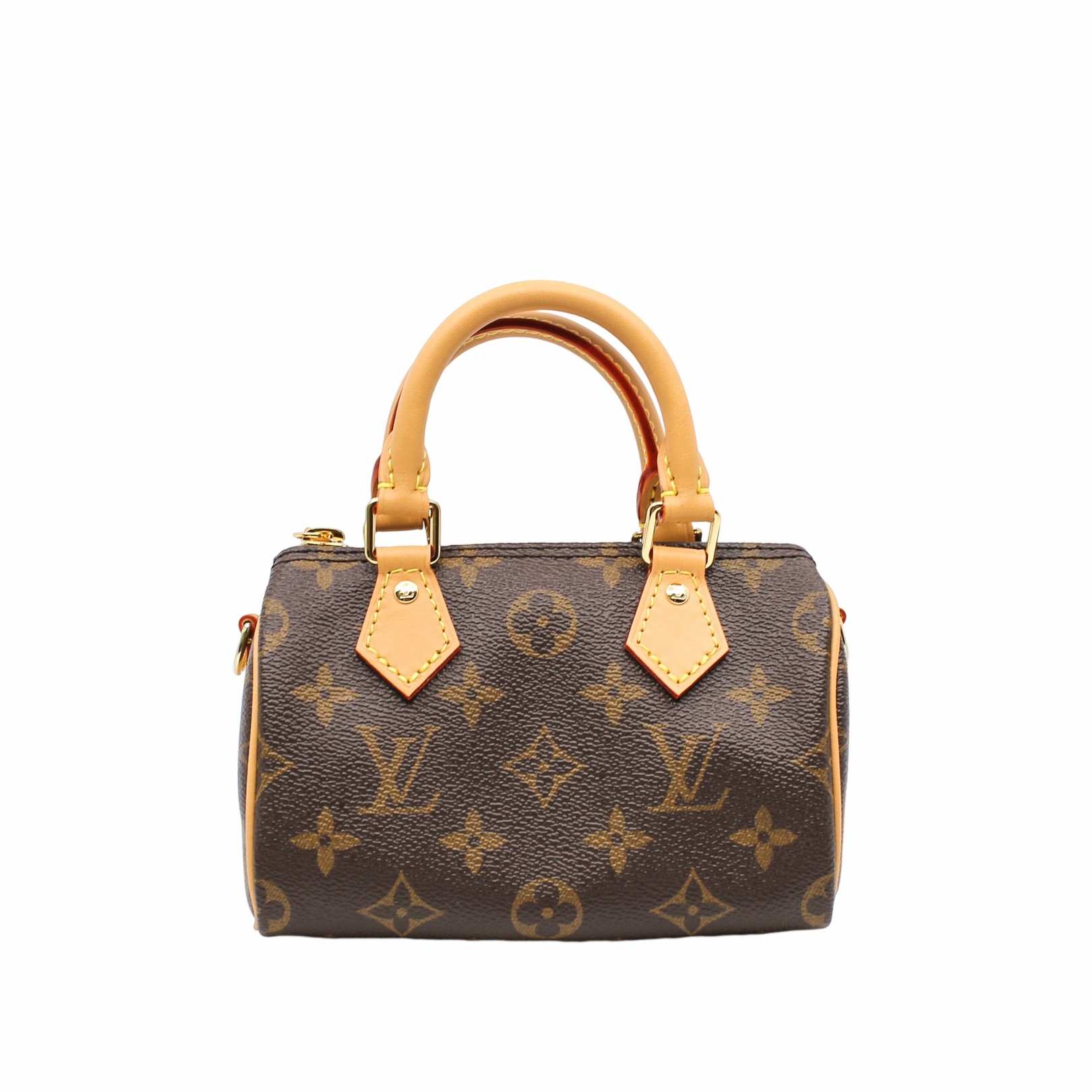 Louis Vuitton Nano Speedy Monogram Canvas GHW